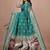 rama green woven  designer pallu banarasi art silk saree