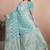 rama green woven  designer pallu banarasi art silk saree