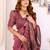 pink printed art silk designer pallu chanderi saree