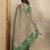 chiku printed art silk designer pallu saree