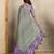 mehendi printed art silk designer pallu saree