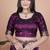 purple woven  designer pallu banarasi art silk saree