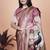 baby pink woven  designer pallu banarasi art silk saree