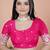 pink woven  designer pallu banarasi art silk saree
