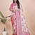 pink woven  designer pallu banarasi art silk saree
