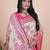 pink woven  designer pallu banarasi art silk saree