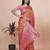 orange woven  designer pallu banarasi art silk saree