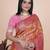 orange woven  designer pallu banarasi art silk saree