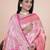 pink woven  designer pallu banarasi art silk saree