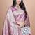 pink woven  designer pallu banarasi art silk saree