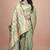 parrot green woven  designer pallu banarasi art silk saree