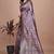 wine woven  designer pallu banarasi art silk saree