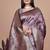 wine woven  designer pallu banarasi art silk saree