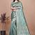 green woven  designer pallu banarasi art silk saree