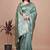 green woven  designer pallu banarasi art silk saree