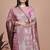 onion pink woven  designer pallu banarasi art silk saree