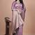 onion pink woven  designer pallu banarasi art silk saree