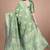 parrot green woven  designer pallu banarasi art silk saree