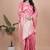 pink woven  designer pallu banarasi art silk saree
