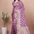 purple woven  designer pallu banarasi art silk saree