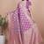 purple woven  designer pallu banarasi art silk saree