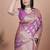 purple woven  designer pallu banarasi art silk saree