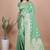 green woven  designer pallu banarasi art silk saree