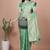 green woven  designer pallu banarasi art silk saree