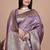 purple woven  designer pallu banarasi art silk saree