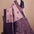purple woven  designer pallu banarasi art silk saree