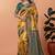 yellow woven  designer pallu banarasi art silk saree