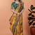 yellow woven  designer pallu banarasi art silk saree