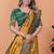 yellow woven  designer pallu banarasi art silk saree