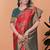 orange woven  designer pallu banarasi art silk saree
