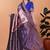pink woven  designer pallu banarasi art silk saree