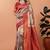 cream woven  designer pallu banarasi art silk saree