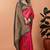 orange woven  designer pallu banarasi art silk saree