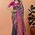 green woven  designer pallu banarasi art silk saree