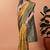 yellow woven  designer pallu banarasi art silk saree