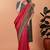 orange woven  designer pallu banarasi art silk saree