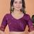 purple woven  designer pallu banarasi art silk saree
