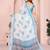 off white printed  designer pallu linen saree