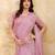 Trendmalls Chiffon Embroidery Sequence work Saree with Unstitched Blouse Piece
