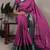 Elegant Dola Checks Saree Embellished with Rich Zari Weaving