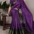 Elegant Dola Checks Saree Embellished with Rich Zari Weaving