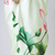 Light-pista floral prints  heavy japan satin saree with unstitched blouse