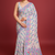 Purple dhakai jamdani cotton saree