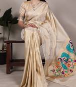Lightweight Elegance Traditional Tissue Paithani for Every Occasion Saree