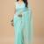 Green rose mul cotton saree with blouse