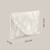 mod stitch ivory & white geometric sequined canvas sling bag
